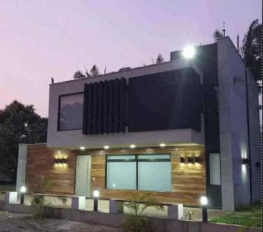 Container residence — night